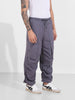 Men's Grey Baggy Fit Solid Utility Trousers