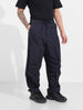 Men's Navy Blue Baggy Fit Solid Utility Trousers