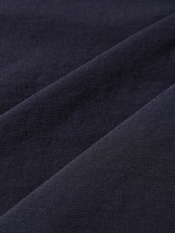 Men's Navy Blue Baggy Fit Solid Utility Trousers