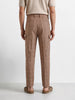 Men's Brown Relaxed Fit Solid Casual Cargo