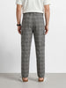 Men's Grey Relaxed Fit Solid Casual Cargo