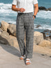 Men's Grey Relaxed Fit Solid Casual Cargo