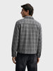 Men's Black Relaxed Fit Embroidered Casual Jacket