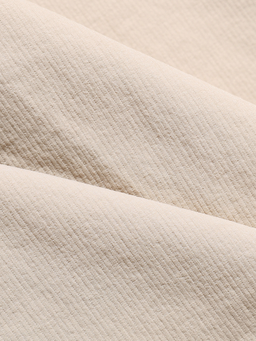 Men's Beige Loose Fit Solid Utility Trousers