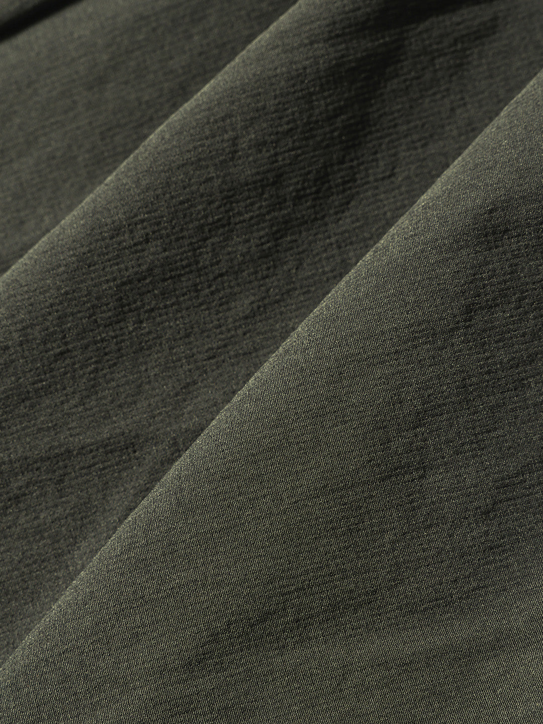 Men's Olive Loose Fit Solid Utility Trousers