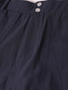 Men's Navy Blue Loose Fit Solid Utility Trousers