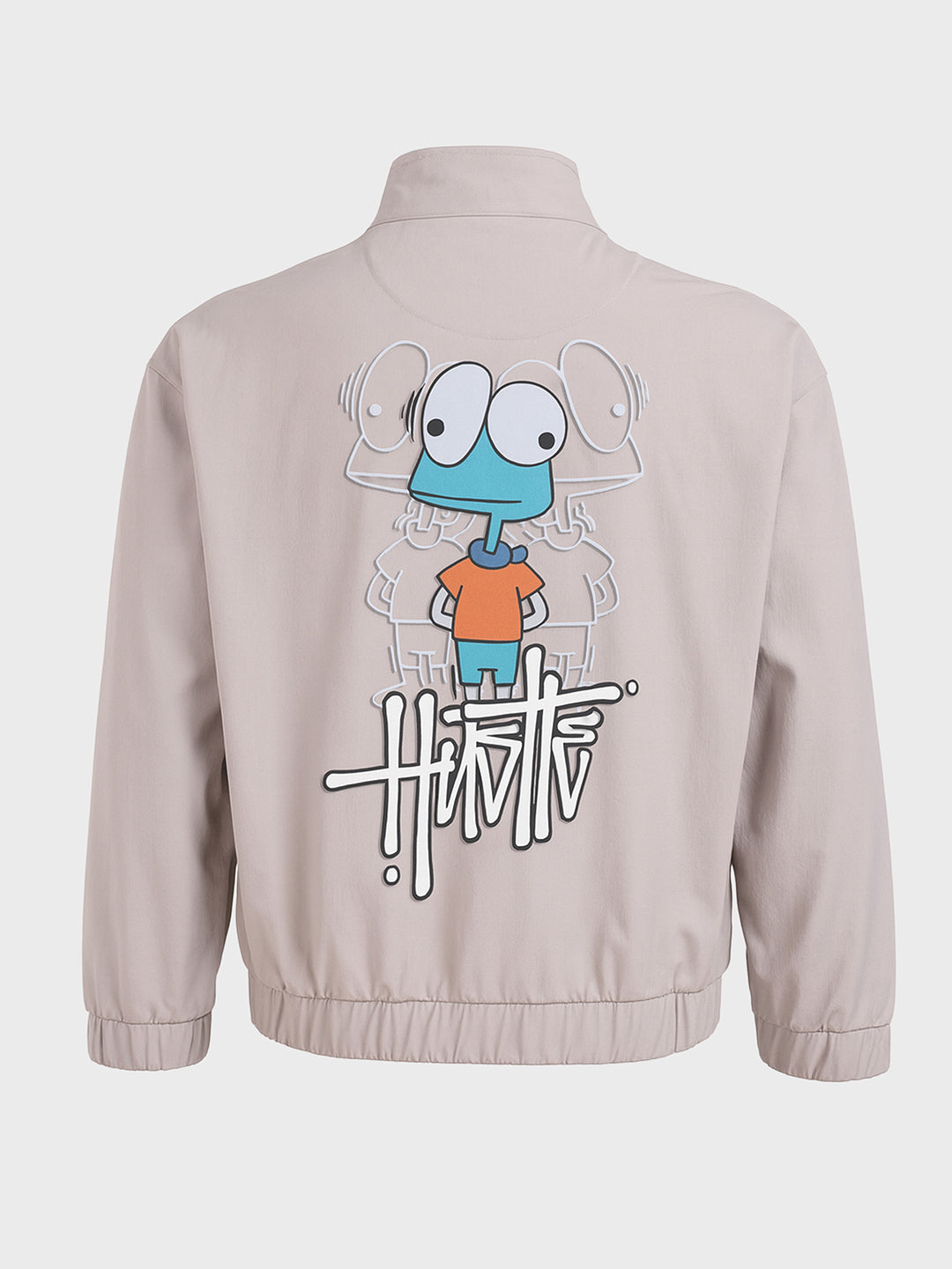 Men's Grey Relaxed Fit Solid Utility Jacket