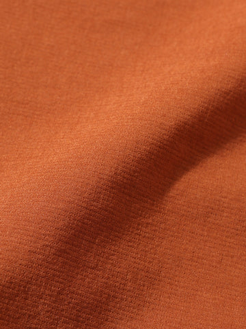 Men's Rust Relaxed Fit Solid Utility Jacket