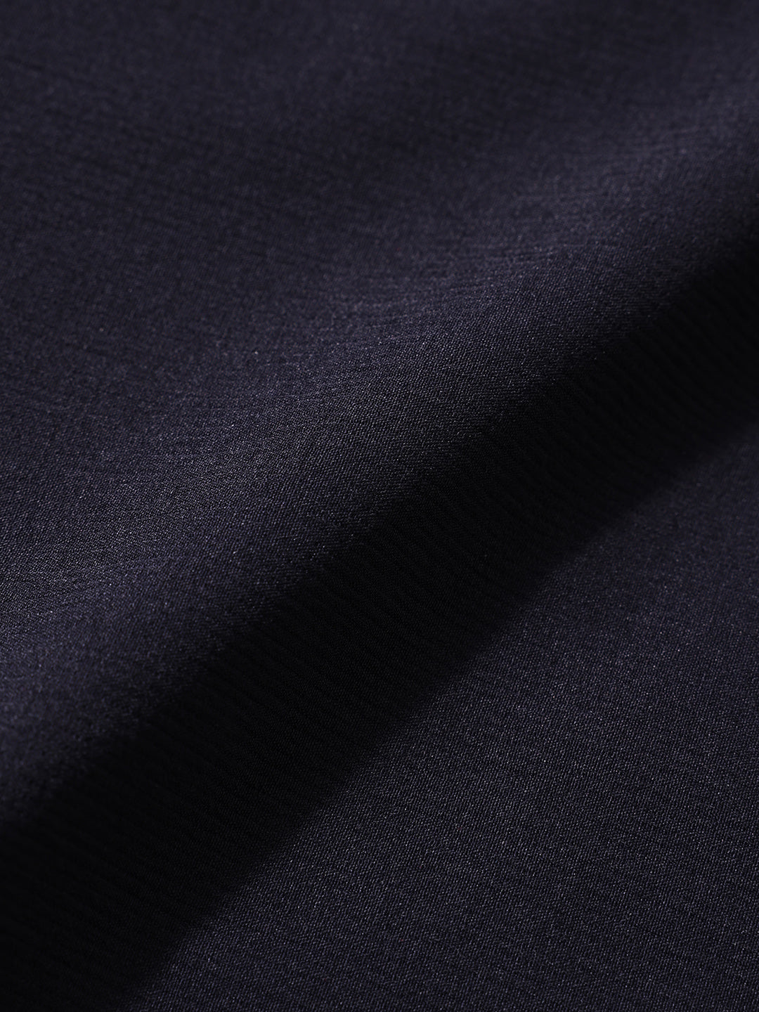 Men's Navy Blue Relaxed Fit Solid Utility Jacket