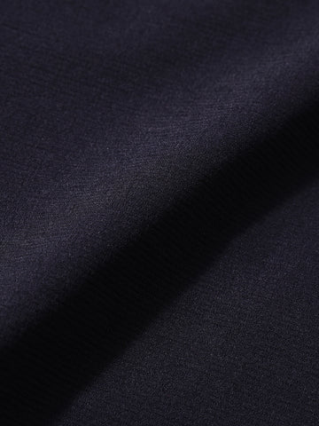 Men's Navy Blue Relaxed Fit Solid Utility Jacket