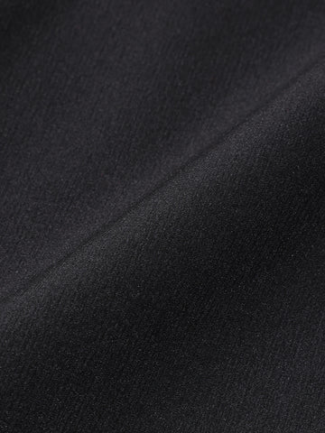 Men's Black Relaxed Fit Solid Utility Jacket