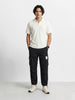 Men's Black Baggy Fit Solid Utility Cargo