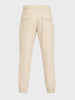 Men's Beige Relaxed Fit Solid Utility Cargo