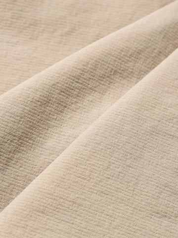 Men's Beige Relaxed Fit Solid Utility Cargo