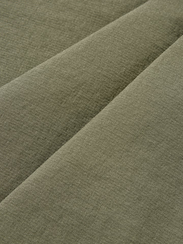 Men's Olive Relaxed Fit Solid Utility Cargo