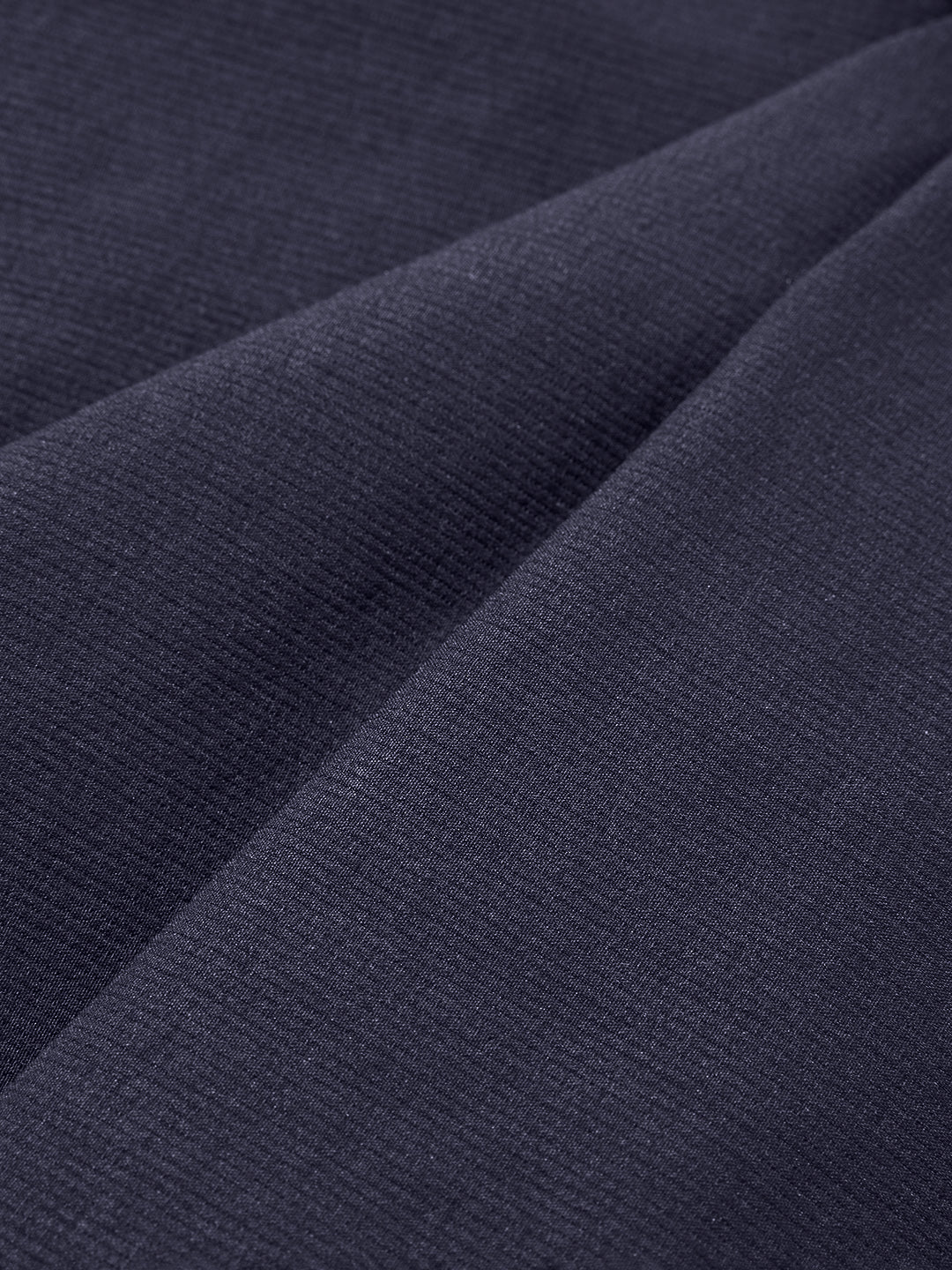 Men's Navy Blue Relaxed Fit Solid Utility Cargo