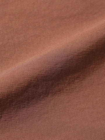 Men's Brown Relaxed Fit Solid Casual Coordinates