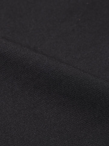 Men's Black Relaxed Fit Solid Casual Coordinates