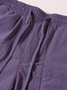 Men's Purple Relaxed Fit Solid Casual Coordinates