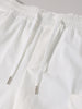 Men's White Relaxed Fit Solid Utility Shorts