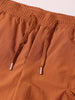 Men's Rust Relaxed Fit Solid Utility Shorts