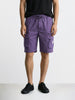 Men's Purple Relaxed Fit Solid Utility Shorts