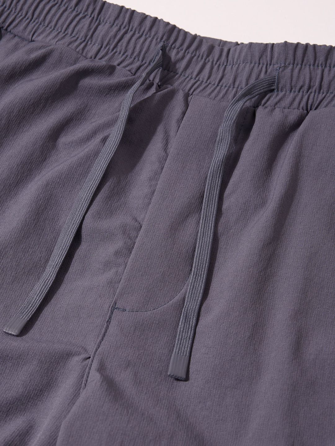 Men's Grey Relaxed Fit Solid Utility Cargo