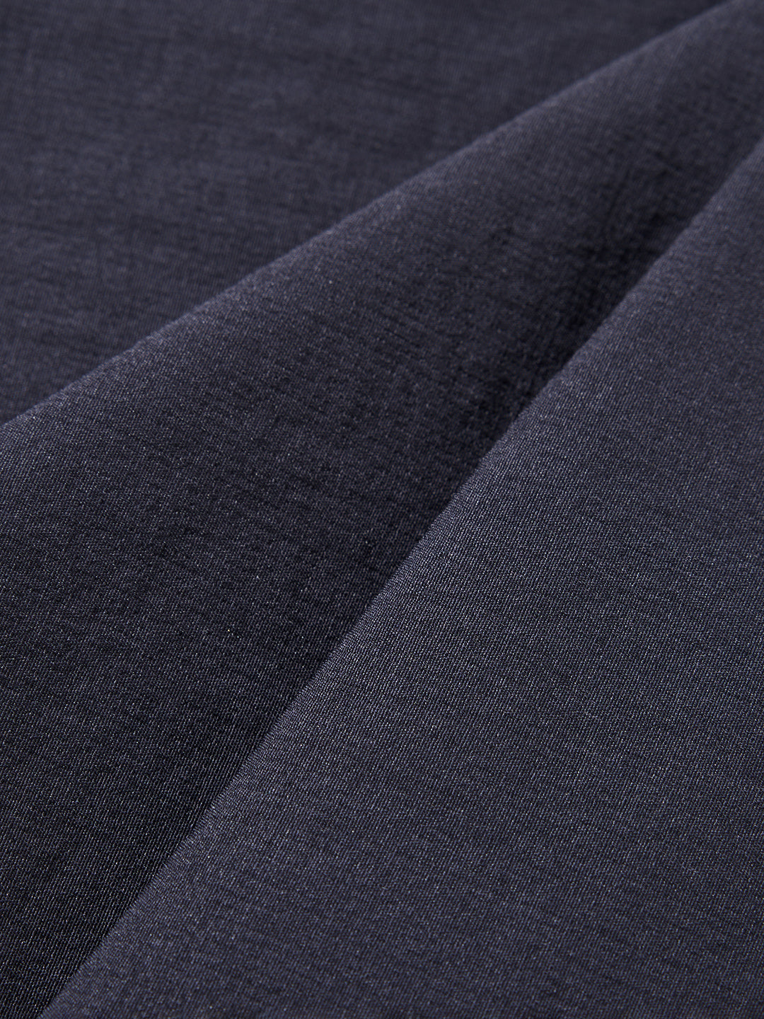 Men's Navy Blue Relaxed Fit Solid Utility Cargo