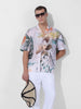Men's Multicolor Relaxed Fit Printed Resort Wear Shirt