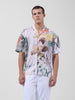 Men's Multicolor Relaxed Fit Printed Resort Wear Shirt