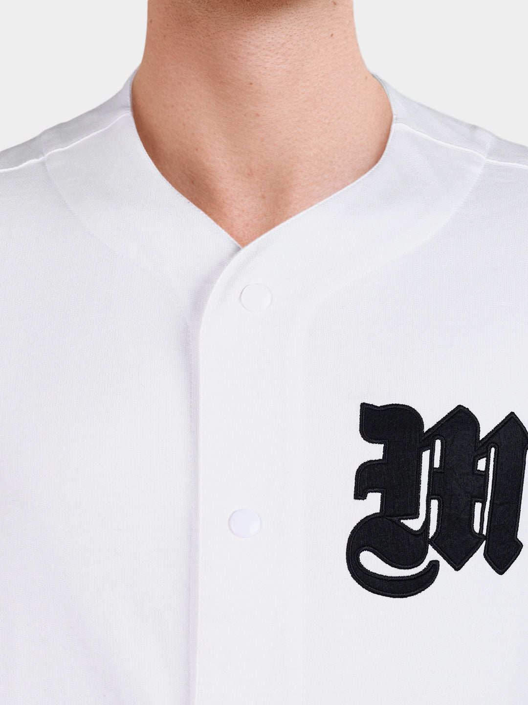 Men's White Boxy Fit Printed Street Wear Shirt