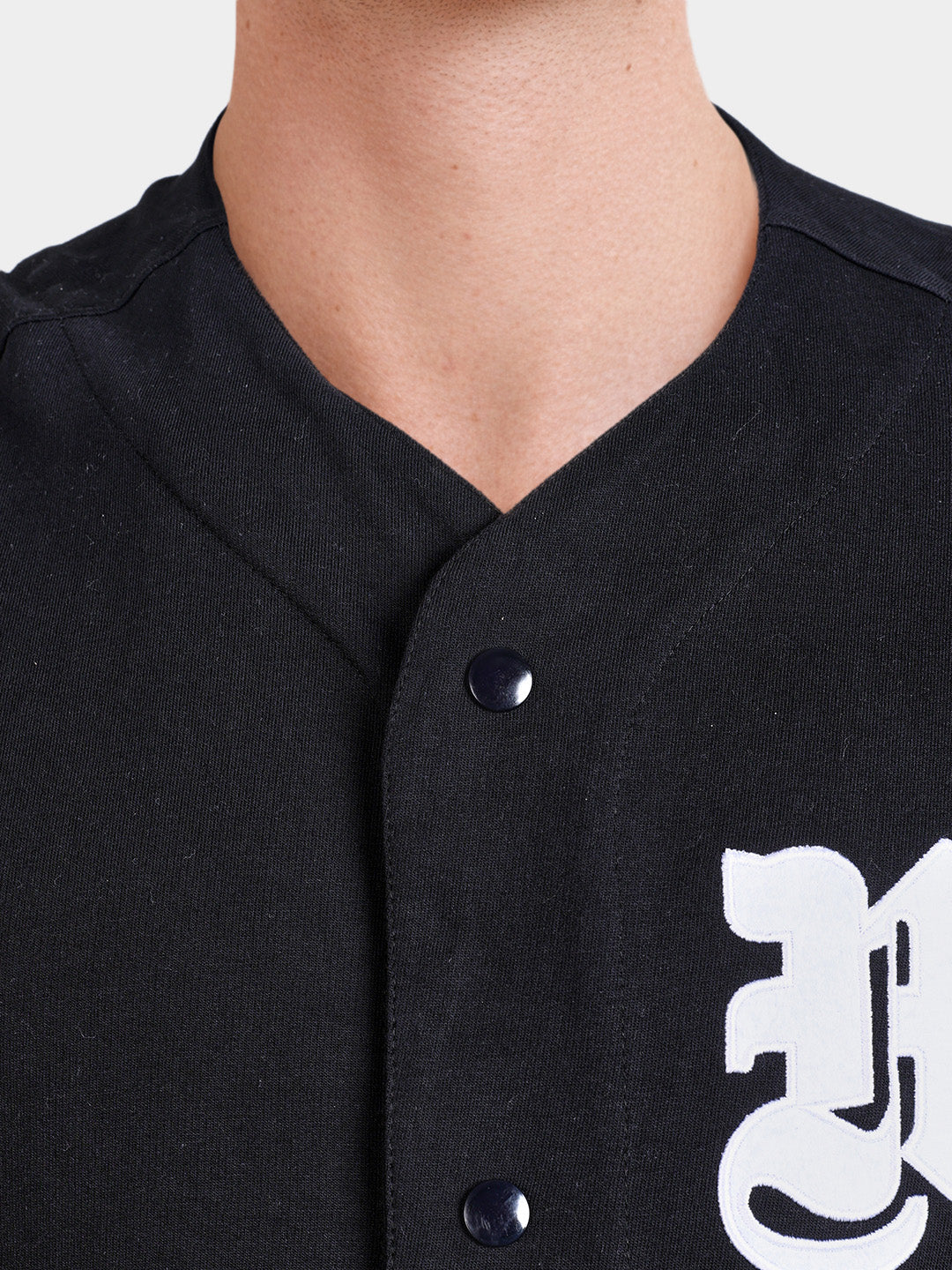 Men's Black Boxy Fit Printed Street Wear Shirt