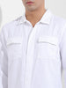 Men's White Regular Fit Casual Shirt