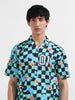 Men's Green Boxy Fit Looney Tunes Character Shirt