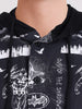Men's Black Boxy Fit  Batman Character Shirt