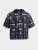 Men's Black Boxy Fit  Batman Character Shirt