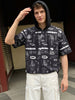 Men's Black Boxy Fit  Batman Character Shirt