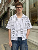 Men's White Boxy Fit  Batman Character Shirt