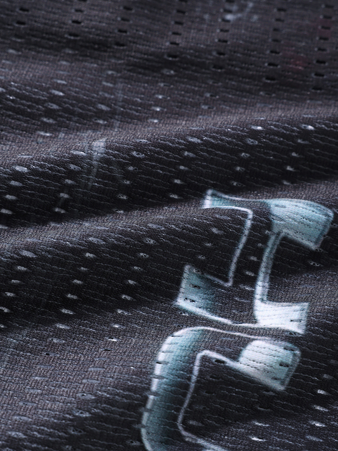 Men's Black Relaxed Fit Printed Resort Shirt