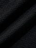 Men's Black Boxy Fit Textured Casual T-Shirt