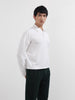 Men's White Boxy Fit Textured Casual T-Shirt