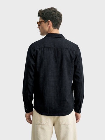 Men's Black Regular Fit Casual Shirt