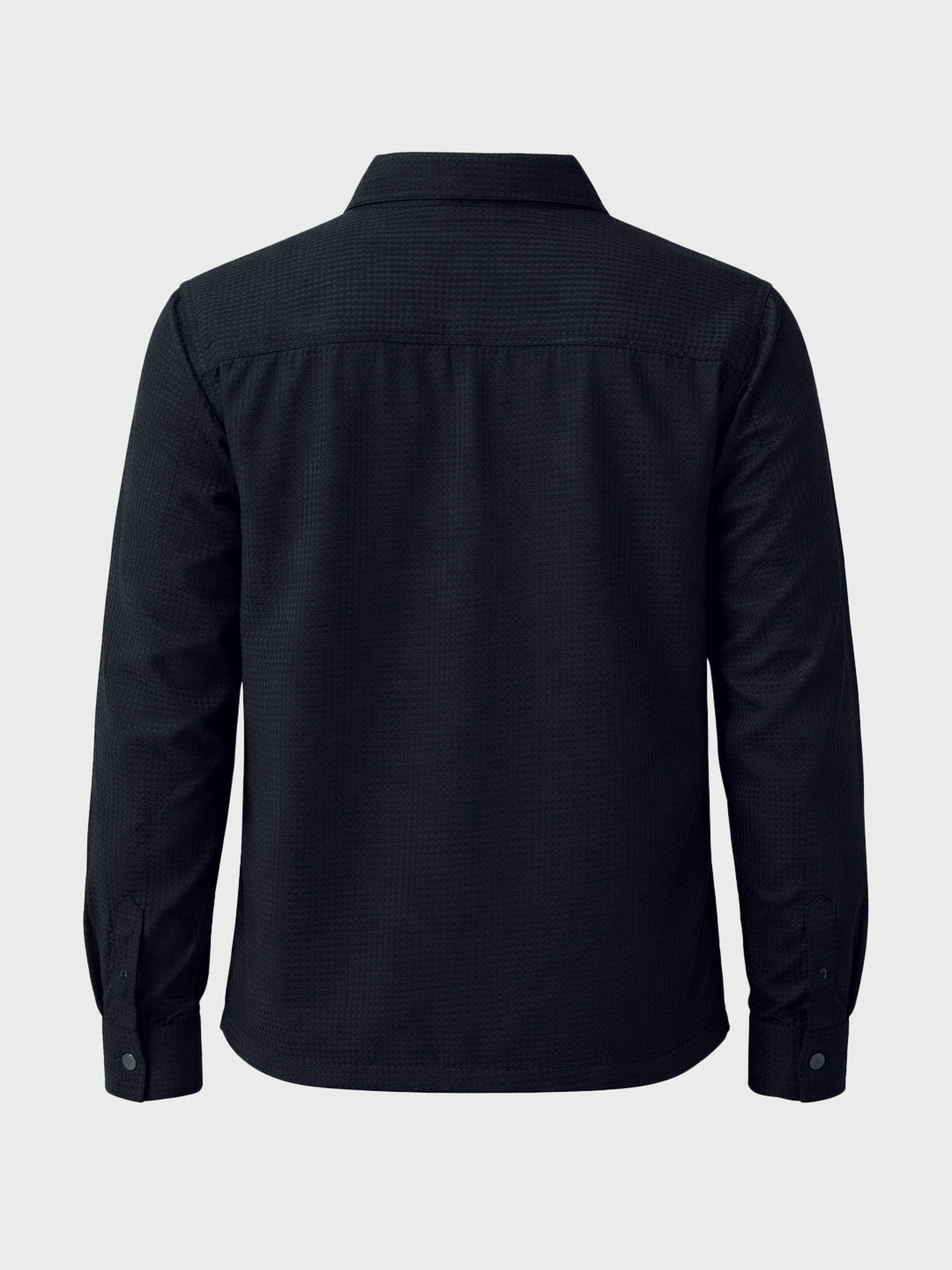 Men's Black Regular Fit Casual Shirt