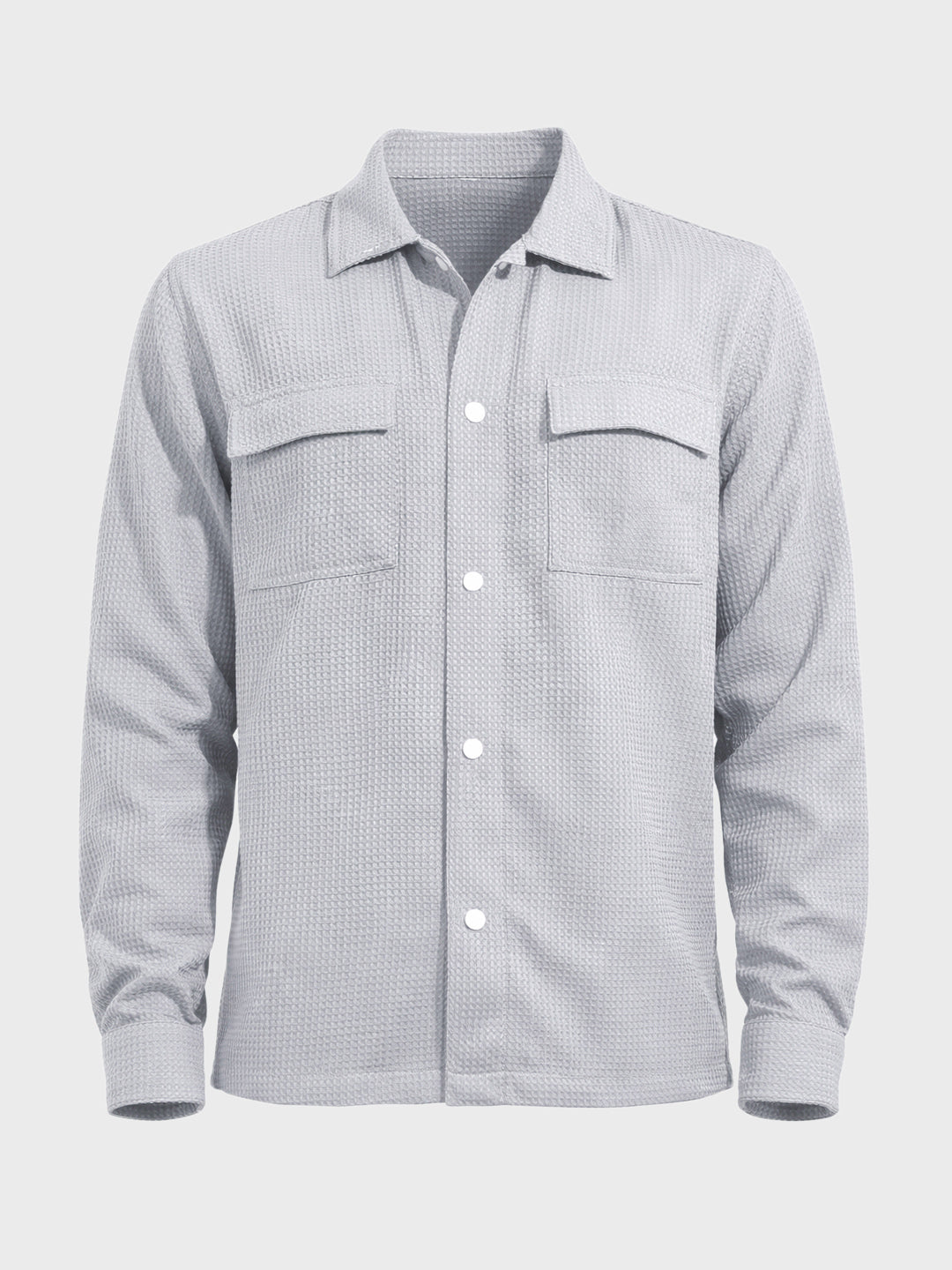 Men's Grey Regular Fit Casual Shirt