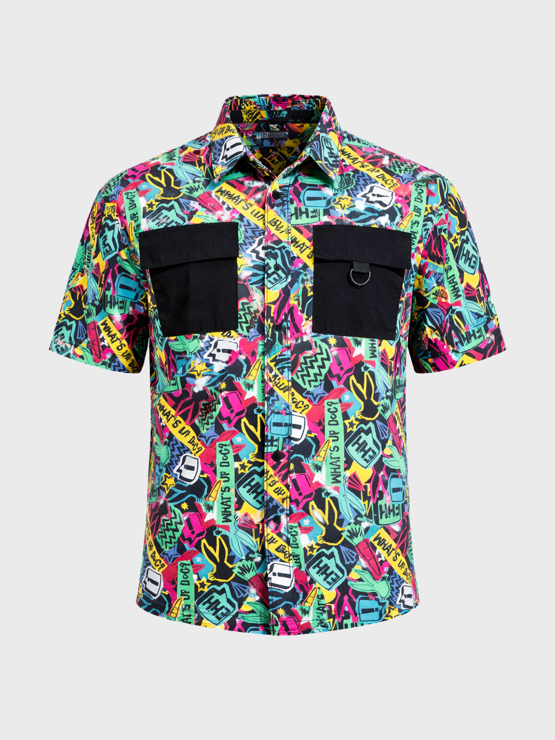 Men's Multicolor Boxy Fit Character Looney Tunes Shirt