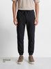 Men's Black Regular Fit Solid Casual Jeans