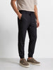 Men's Black Regular Fit Solid Casual Jeans