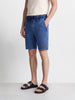 Men's Blue Relaxed Fit Solid Casual Shorts