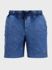 Men's Blue Relaxed Fit Solid Casual Shorts