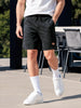 Men's Black Relaxed Fit Solid Casual Shorts